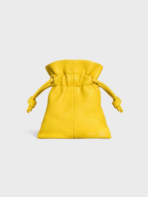 CELINE MICRO CRYSTAL POUCH IN SMOOTH LAMBSKIN