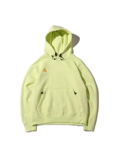 Men's Nike ACG Fleece Pullover Light Green BQ7199-335