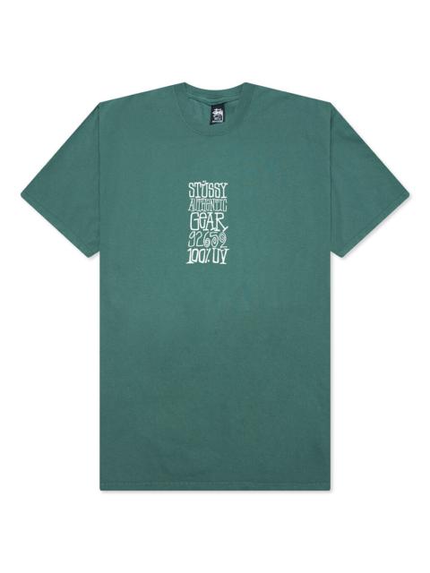 Stüssy AUTHENTIC GEAR PIGMENT DYED TEE - PINE
