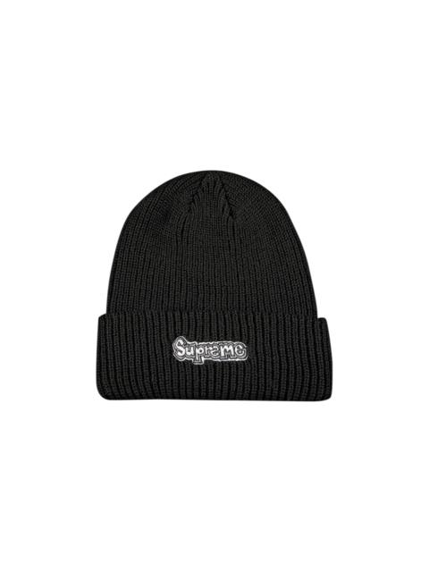 Supreme Supreme Gonz Logo Beanie 'Black' | REVERSIBLE