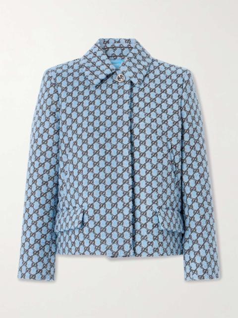 GUCCI Jacquard-knit bouclé jacket