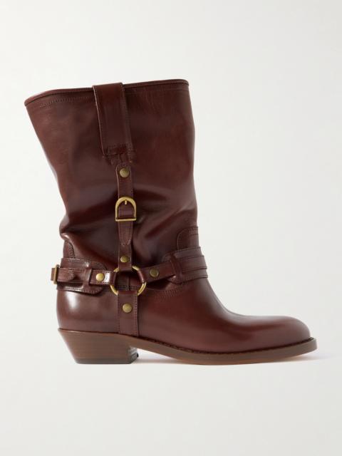 Isabel Marant Heiko Buckled Leather Boots