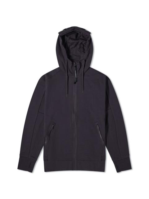 C.P. Company Diagonal Raised Fleece Goggle Zipped Hoodie