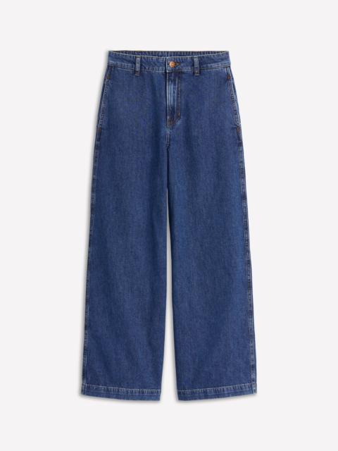 BODEN Cropped Fluid Jeans-Mid Vintage