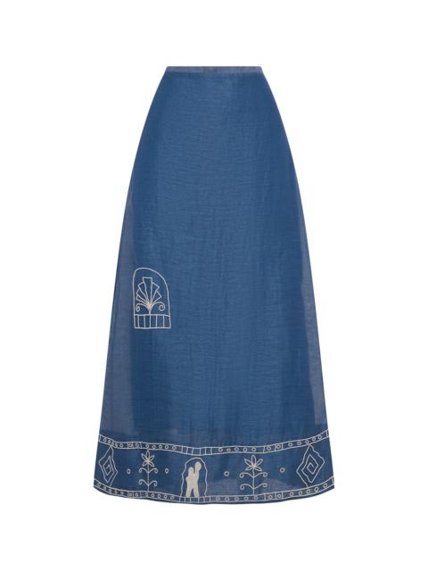 ALÉMAIS Yasmeen Embellished Skirt