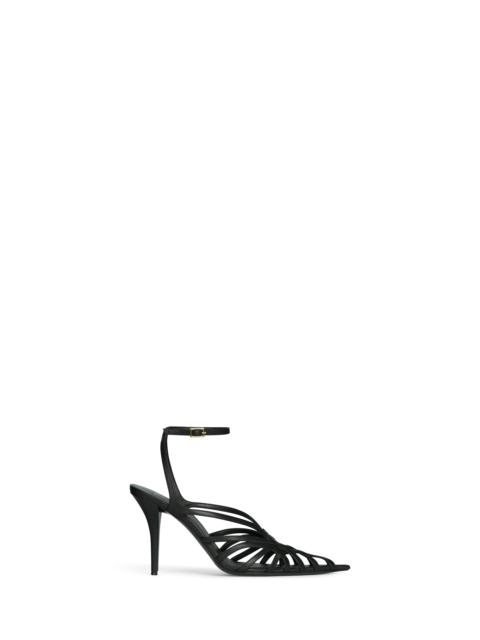 Balmain Smooth leather Cage sandals