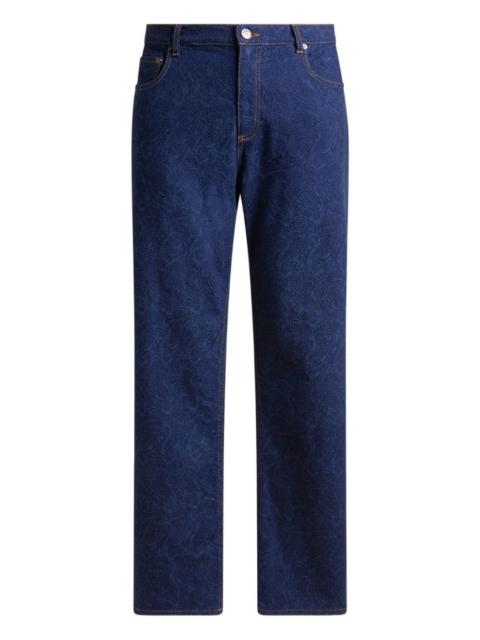 Etro paisley-jacquard jeans