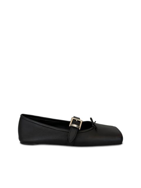 BALENCIAGA buckle-strap ballerina flats