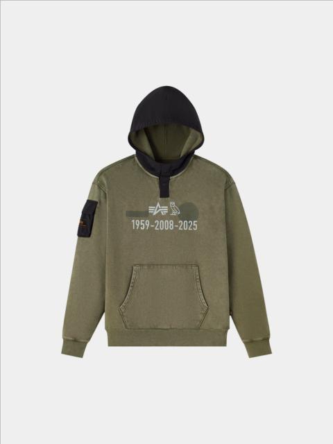 ALPHA INDUSTRIES OVO X ALPHA GARMENT DYE HOODIE