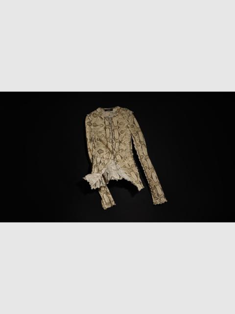 GUCCI Printed silk shirt