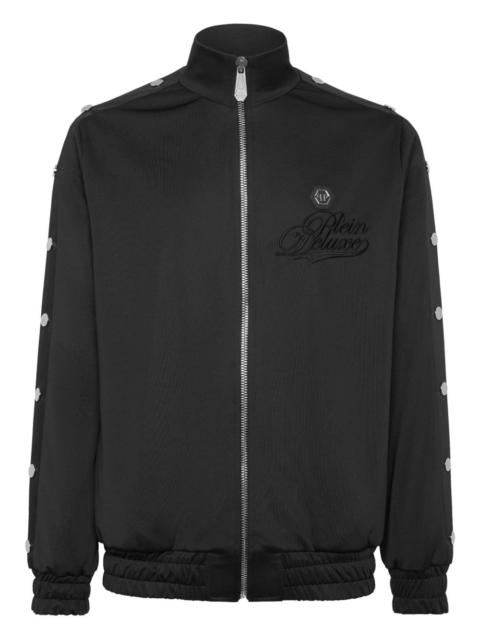 PHILIPP PLEIN button-detail track jacket