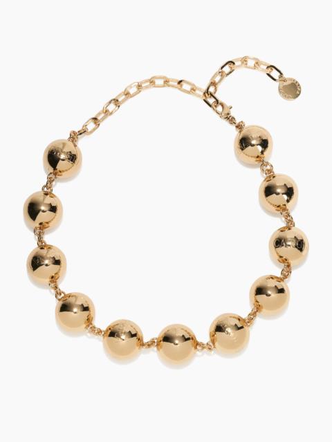 CAROLINA HERRERA Gold Ball Necklace