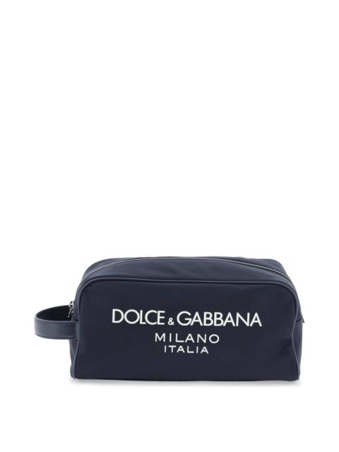 Dolce & Gabbana RUBBERIZED LOGO BEAUTY CASE
