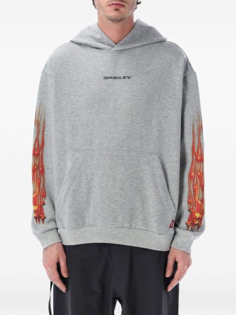 OAKLEY flame-print hoodie