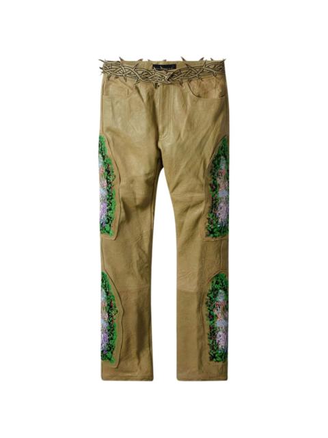 WHO DECIDES WAR Garden Glass Thorned trousers