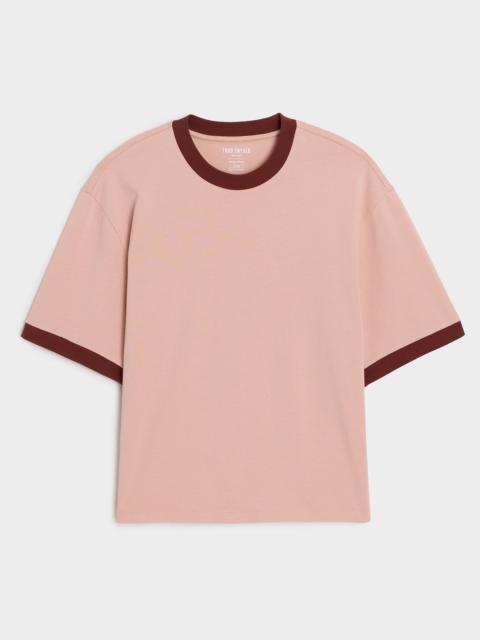 TODD SNYDER Boxy Jersey Ringer Tee