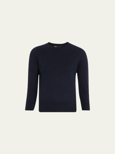 Girocollo Manica Neo Piuma Cashmere Sweater