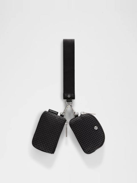lululemon Dual Pouch Wristlet *Metallic Ripstop