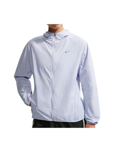 Nike (WMNS) Nike Tempo UV Light Jacket Asia Sizing 'Light Blue' IH7974-085
