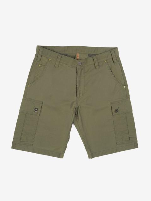Iron Heart 7.4oz Cotton Whipcord Camp Shorts - Olive