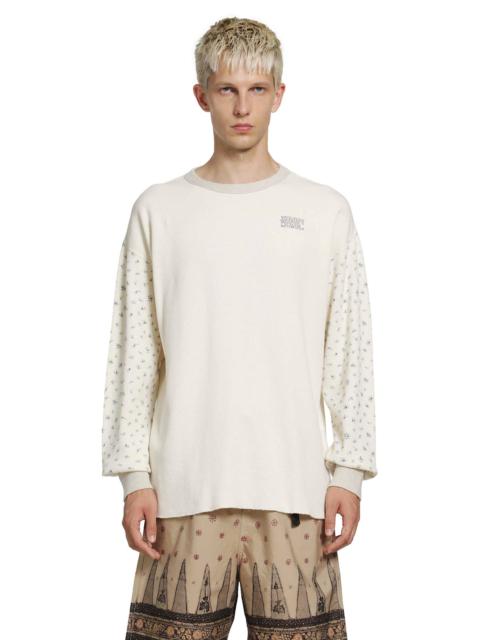 Kapital Waffle Jersey Calico Long Sleeve T-shirt