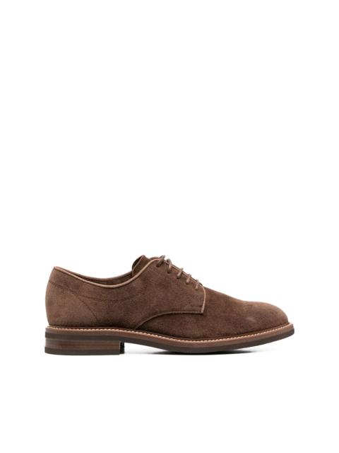 Brunello Cucinelli suede Oxford shoes