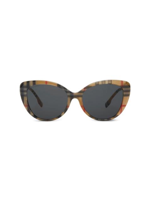 Burberry House Check oversize-frame sunglasses