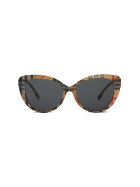 House Check oversize-frame sunglasses