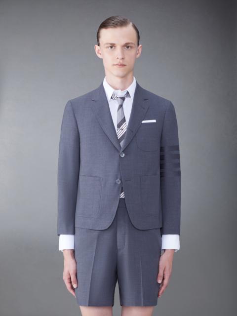 Thom Browne Wool 4-Bar Sack Sport Coat