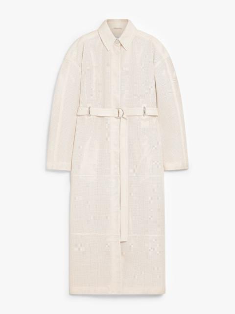 Sportmax Long Nappa leather trench coat - RUNWAY