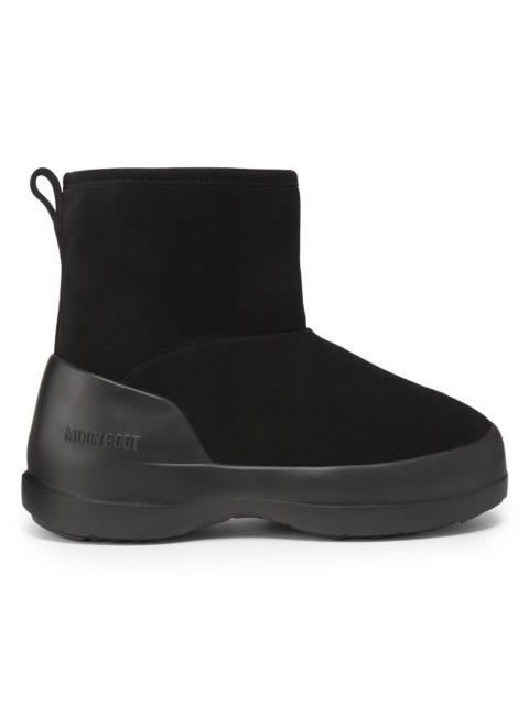 MOON BOOT Men's MB Mezzaluna Suede Boots - Black