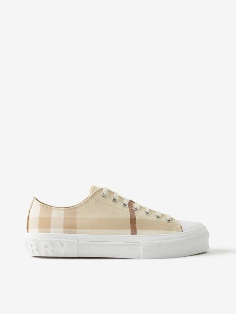 Burberry Check Cotton Sneakers