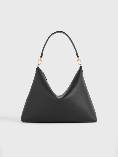 TOTEME Medium Bevel grained-leather bag black