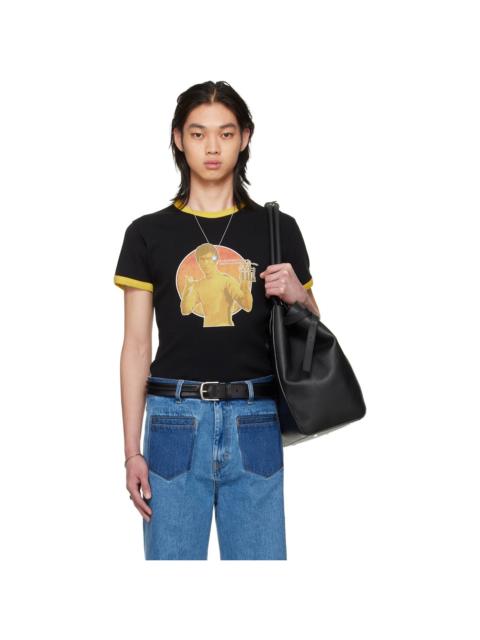 LU'U DAN BRUCE LEE x LỰU ĐẠN Black Ringer T-shirt