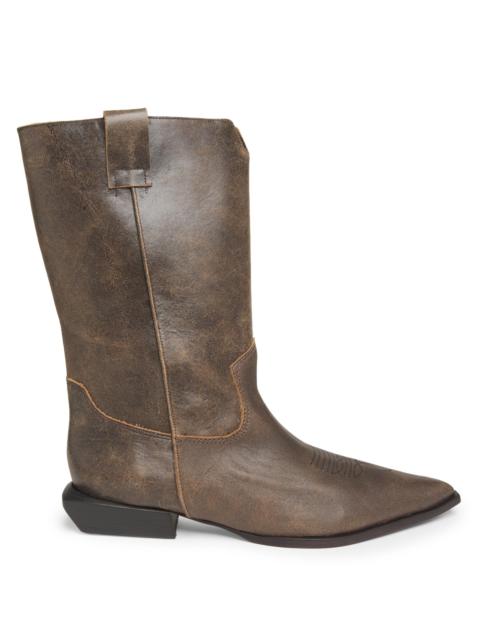 SCHUTZ Women's Ashley 30MM Leather Boots - Black