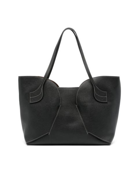 Sepal L leather tote bag