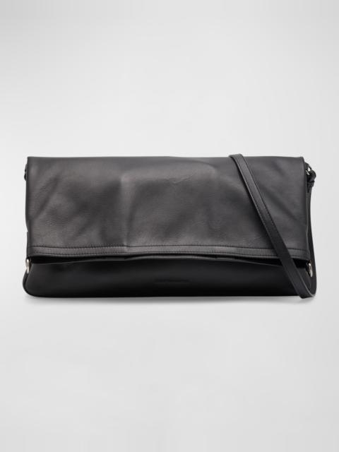 Dries Van Noten Men's Folded Leather Crossbody Bag