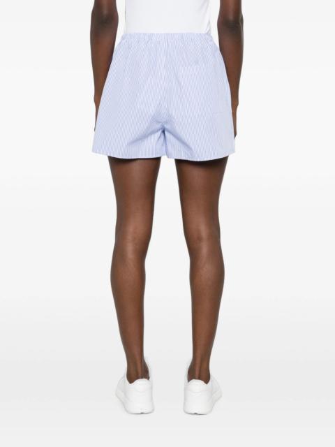 Sporty & Rich Sporty & Rich Striped Button-detail Shorts