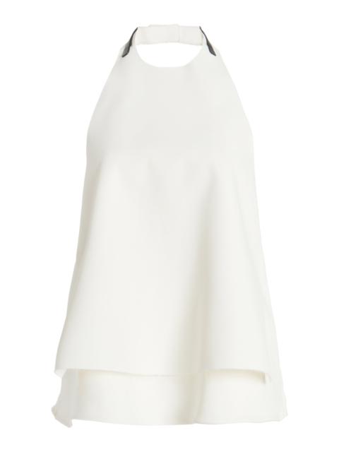 Jil Sander Sleeveless Cady Top black