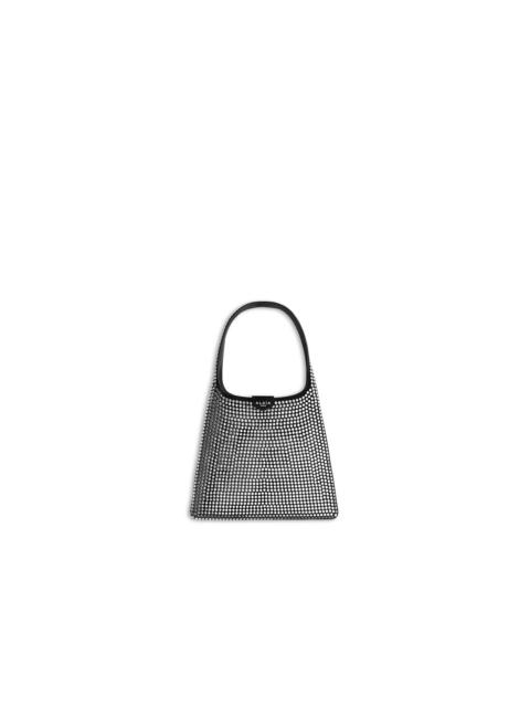 Alaïa MINI HOBO BAG IN SUEDE WITH STUDS