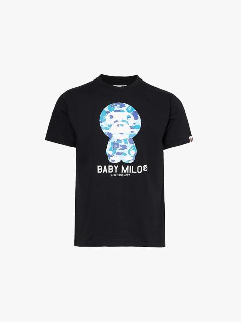 ABC Milo graphic-print cotton-jersey T-shirt