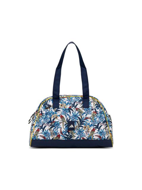 adidas tropical-print duffle bag