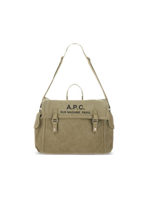 A.P.C. buckle messenger bag