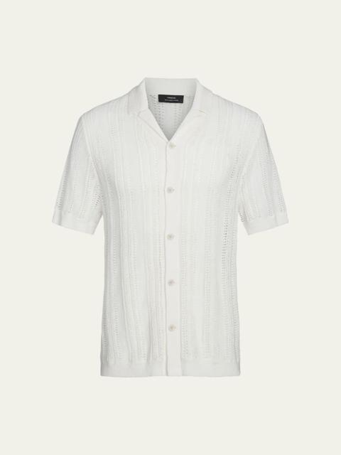Vince Men's Crochet Cabana Shirt