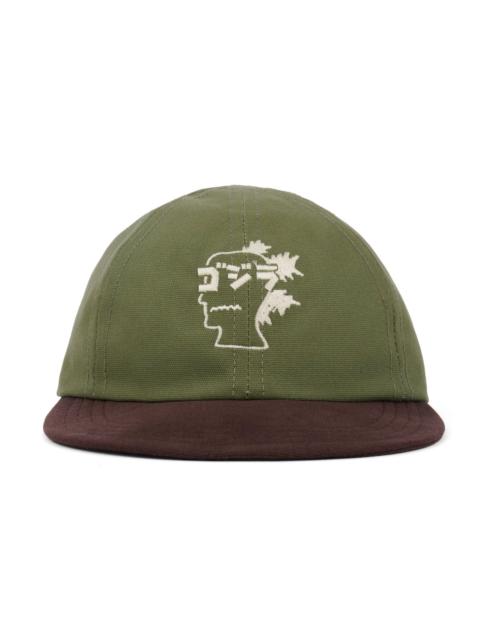 BRAIN DEAD Brain Dead x Godzilla 6 Panel Engineer Hat - Olive