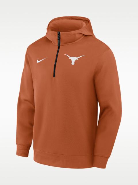 Nike Texas Coaches Premium Men's Nike Dri-FIT College 1/4-Zip Hoodie
