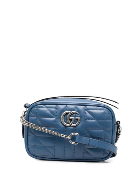 Gg marmont leather crossbody bag