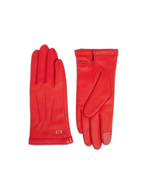LANCEL sellier stitching gloves