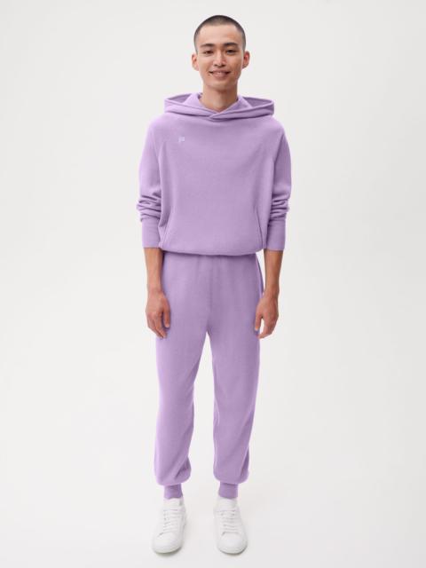 PANGAIA Mens Recycled Cashmere Track Pants - Orchid Purple