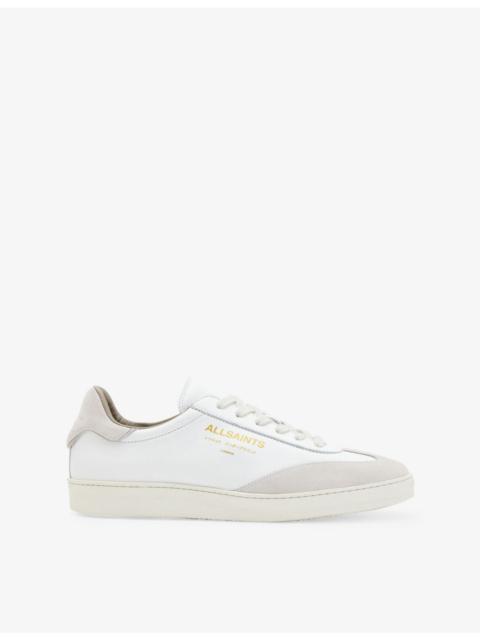 ALLSAINTS Thelma logo-embossed leather low-top trainers